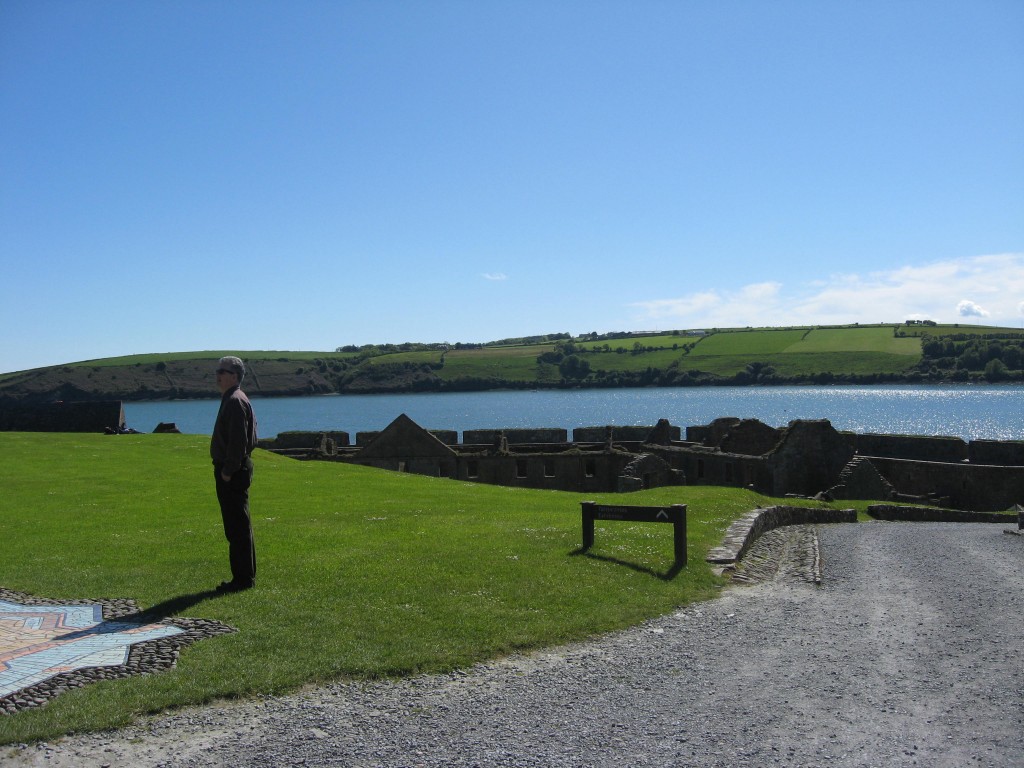View over Kinsale inlet from the main yard, Charlesfort