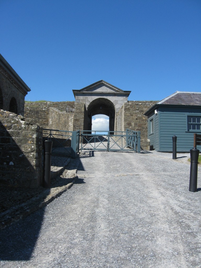 Main gate from inside Charlesfort