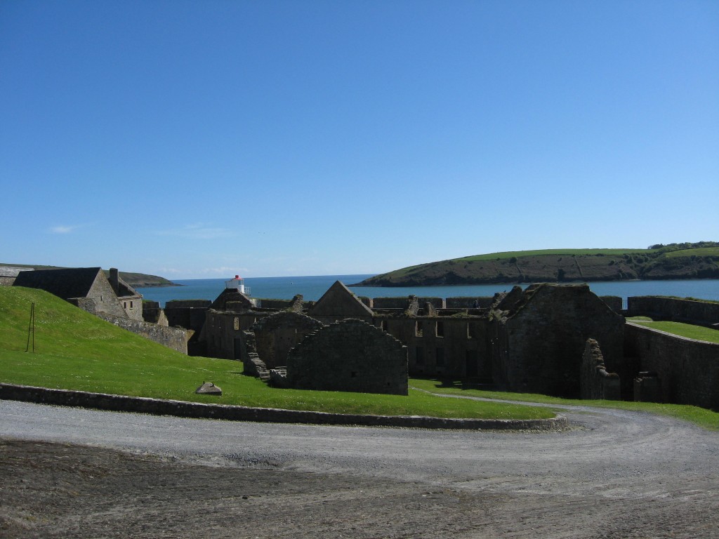 View over Kinsale inlet from the main yard, Charlesfort